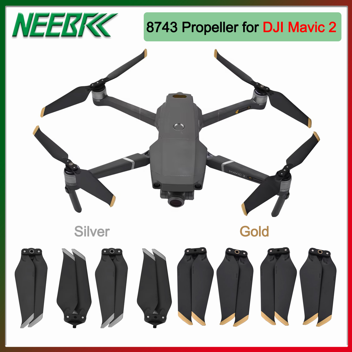 Drone Battery Smart - 4/8 шт. 8743 пропеллер малошумный реквизит