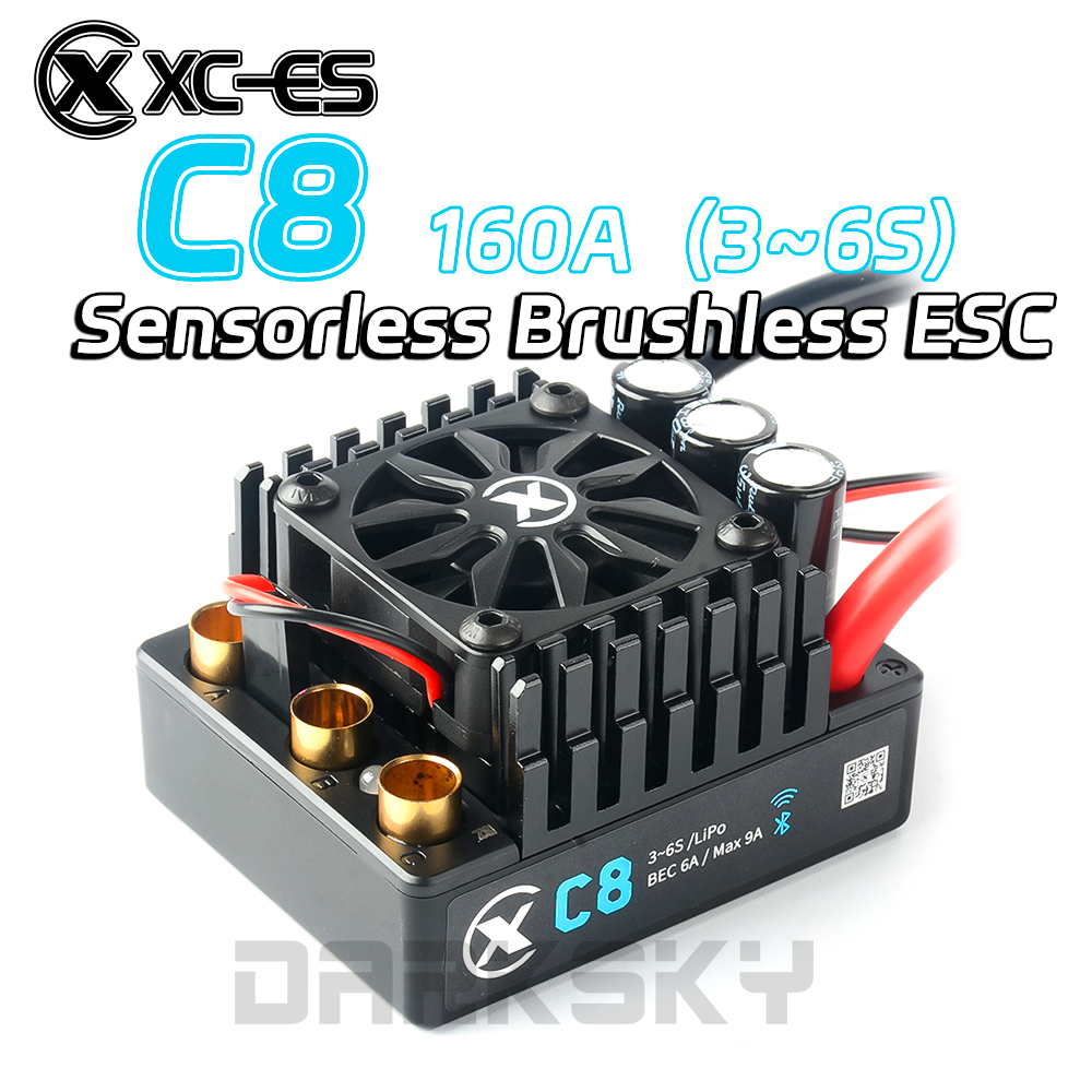 Drone Battery 6S - XC-ESC C8 160A Бесщеточный ESC 3-6S