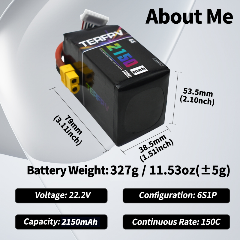 Аккумулятор LiPo TERFPV 6S 22. – обзор и цена Drone Battery 6S