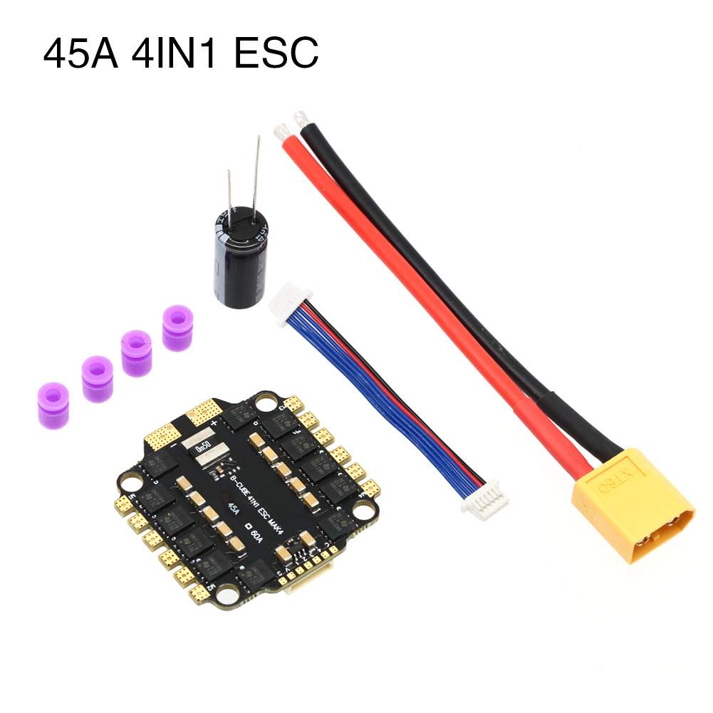 UAngel 4IN1 45A 60A ESC BLHELI – обзор и цена Drone Battery 6S