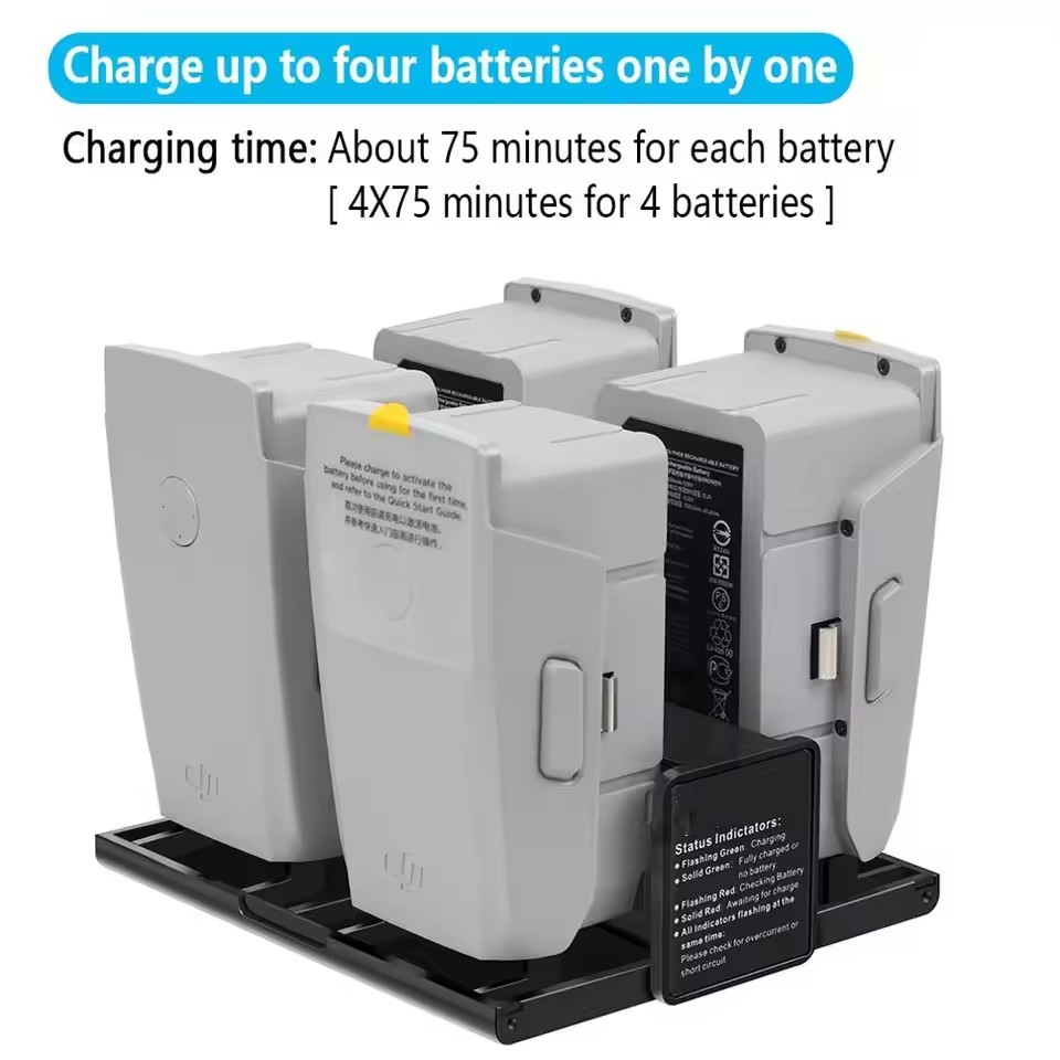 Портативный складной зарядный  – обзор и цена Drone Battery Smart