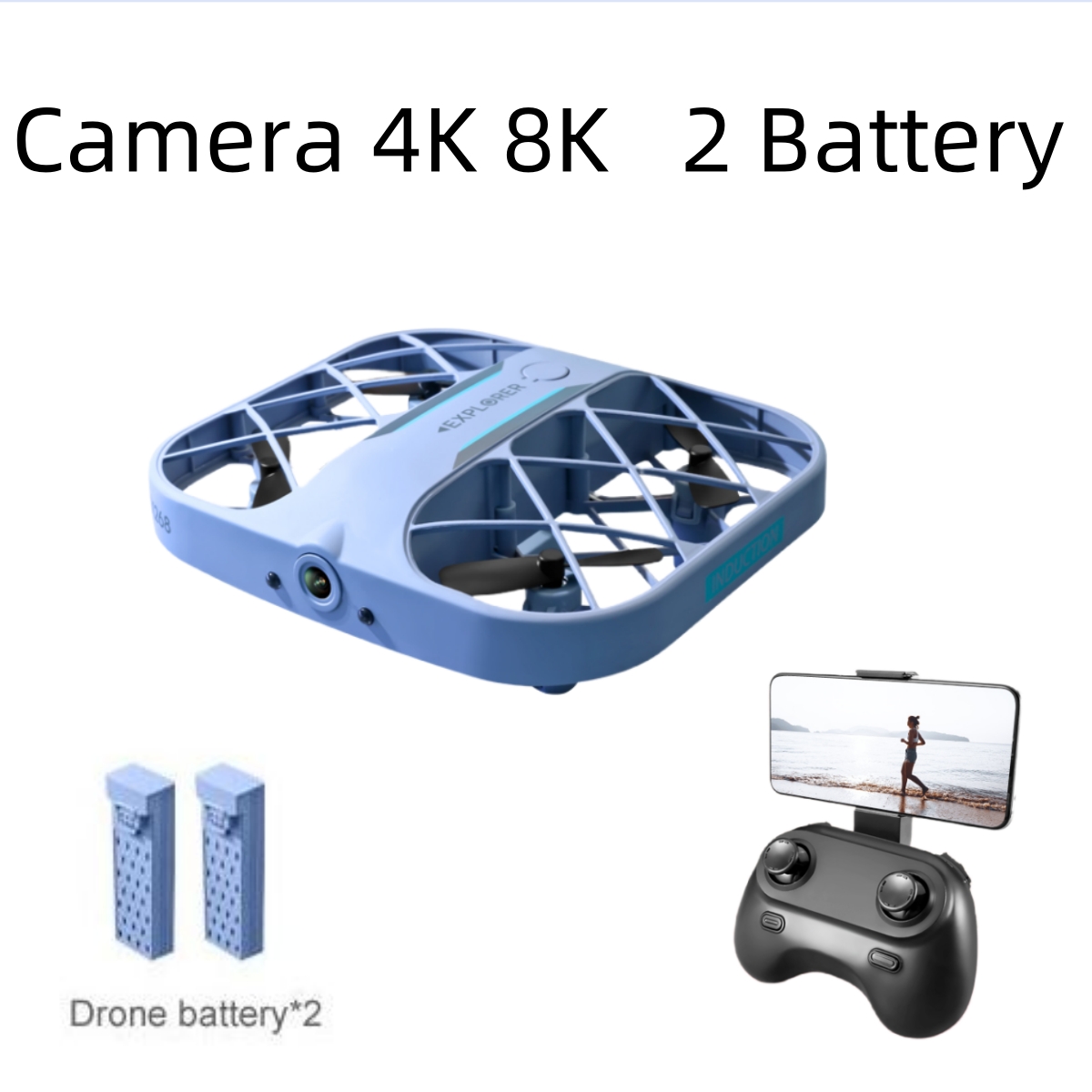 JJRC H107 FPV RC дрон с 2 бата – обзор и цена Drone Battery Box